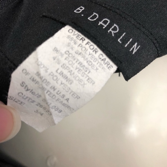 Euc B Darlin blk/blu cheetah print dress sz 3/4 - Picture 6 of 7